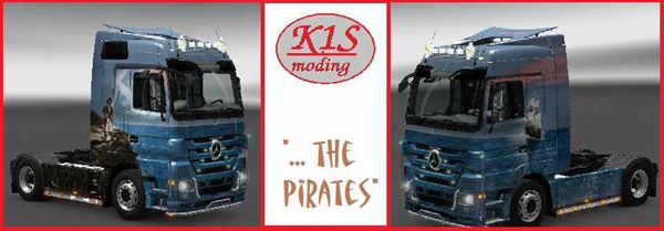The Pirates Show Actros Truck Skin
