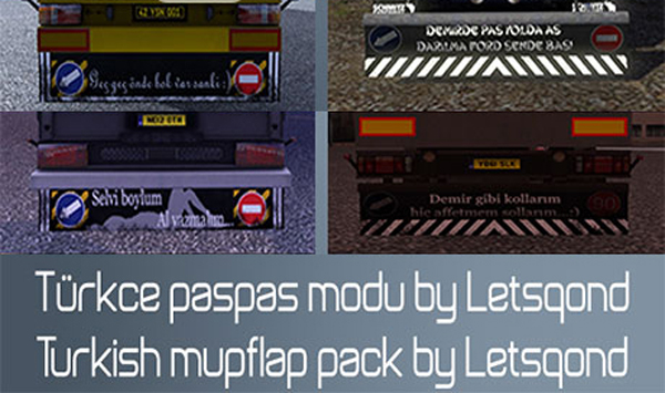 Turkish Mudflap Pack Mod