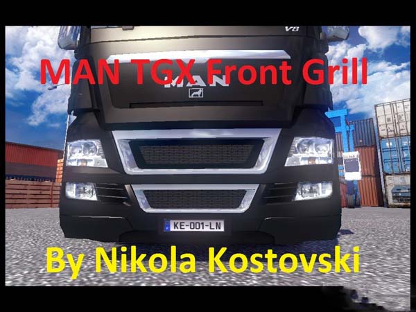 MAN TGX Front Gril