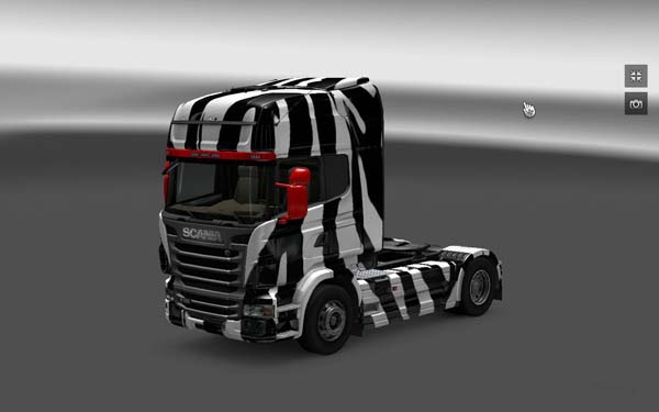 Scania Zebra skin