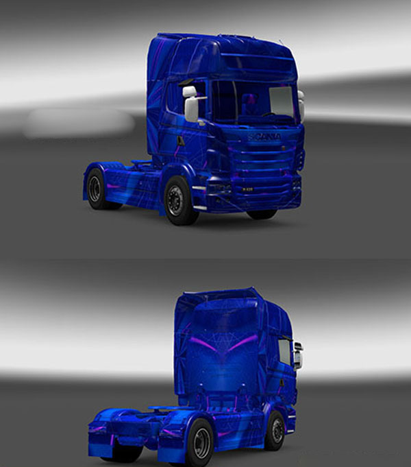 Scania Blue Skin