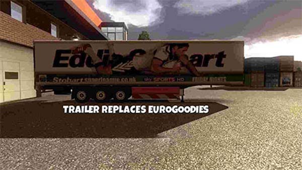 Eddie Stobart Rugby trailer
