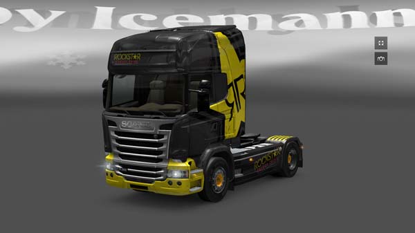 Scania Streamline Rockstar Energy skin