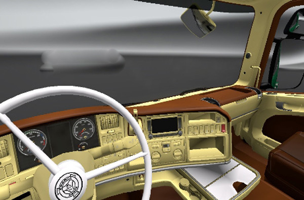 Scania V8 Interior