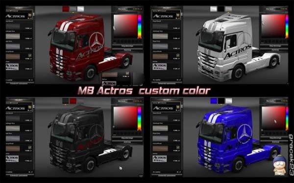 MB Actros Custom Color