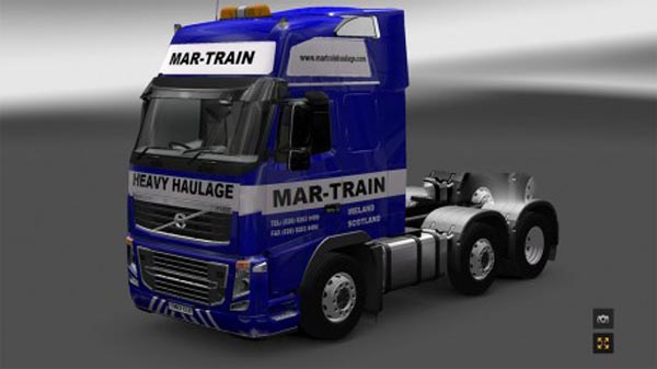 Mar-train Heavy Haulage Volvo skin
