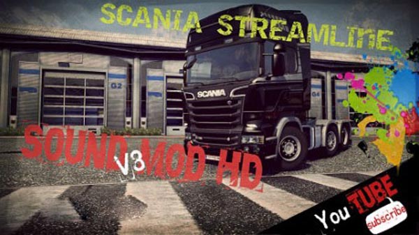 Scania Streamline V8 Revolution Sound Mod