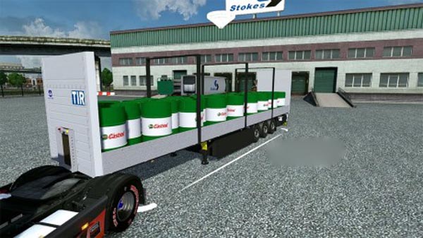 Schmitz Castrol Trailer