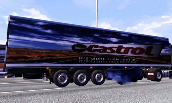 Castrol trailer skin