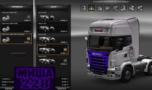 Mod for Scania R Truck