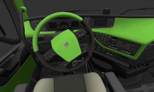 Volvo FH 2012 Green Interior