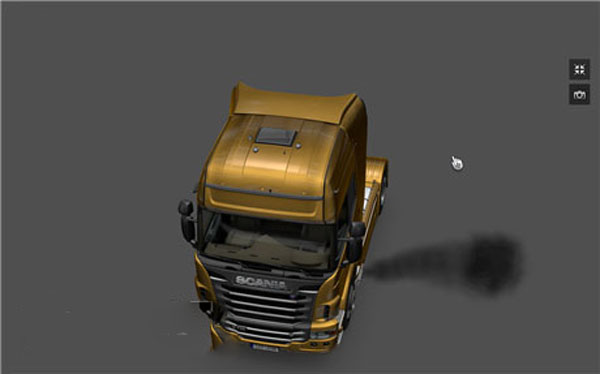 Exhaust smoke for Scania R