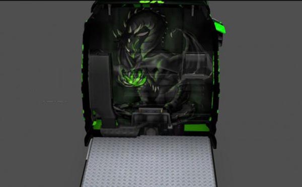 MAN TGX Green Dragon Skin 