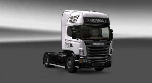 Scania Load Pipes Save Lives Skin