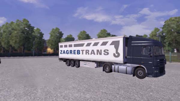 Zagrebtrans trailer skin