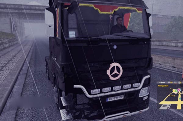 Mercedes Accident Skin + Engine Sound