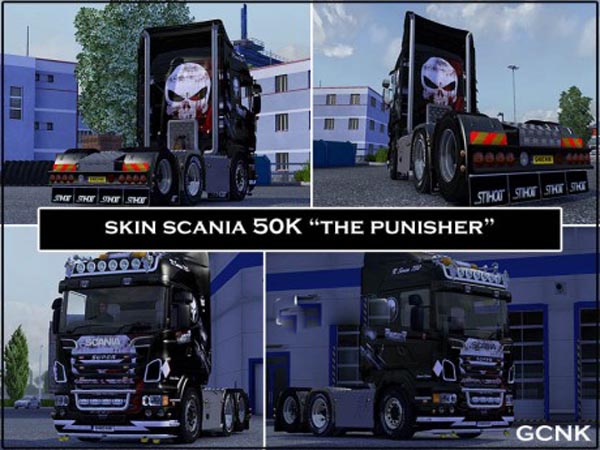 Scania 50K The punisher skin