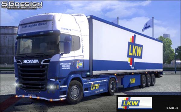 Scania Streamline LKW Logistic Skin