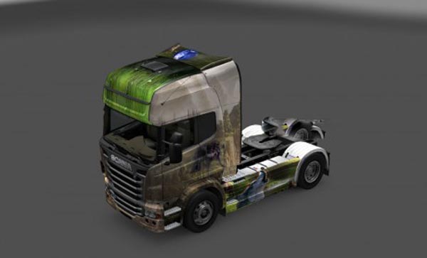 Wolf skin for Scania R