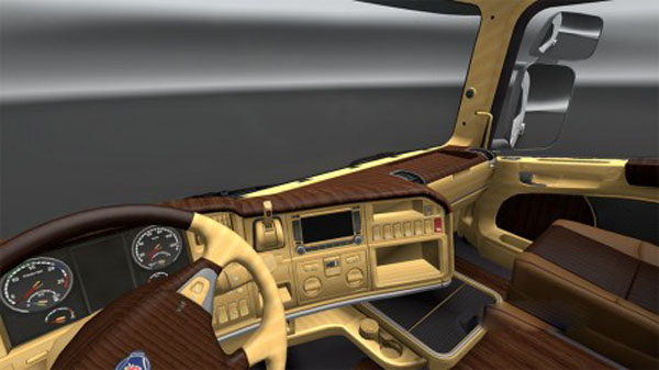 Scania R Wood Interior
