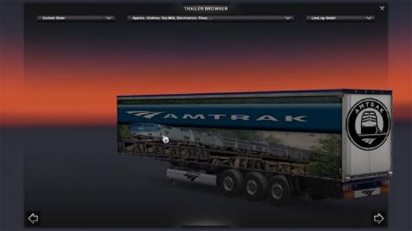 Amtrak Trailer 