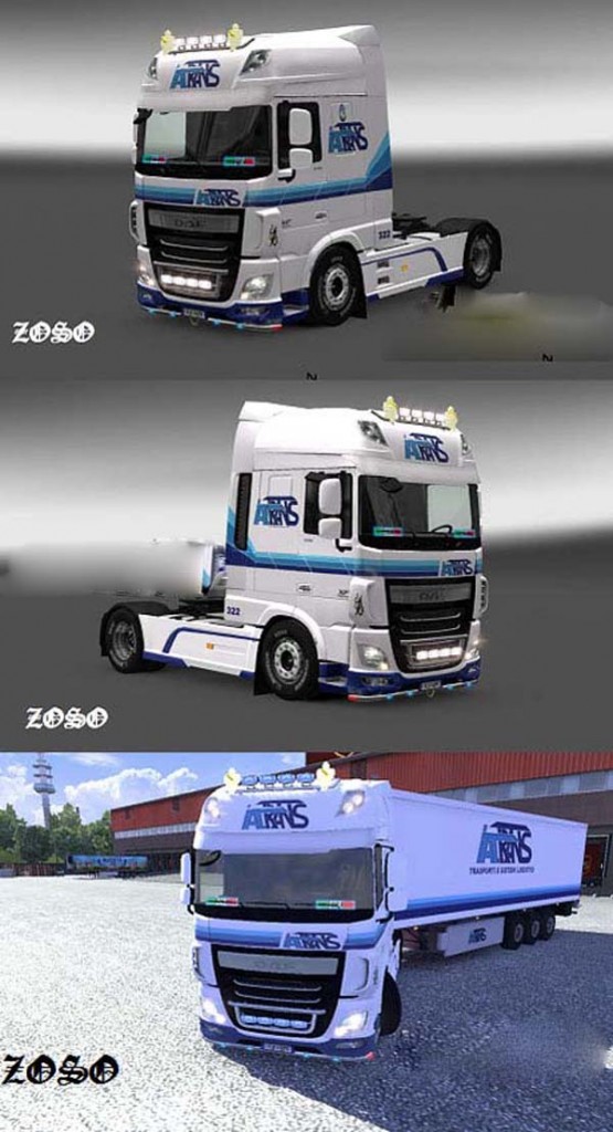 DAF XF Euro 6 Italtrans Skin