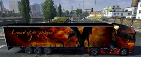 Legend of the Dragon Volvo 2012 skin + trailer