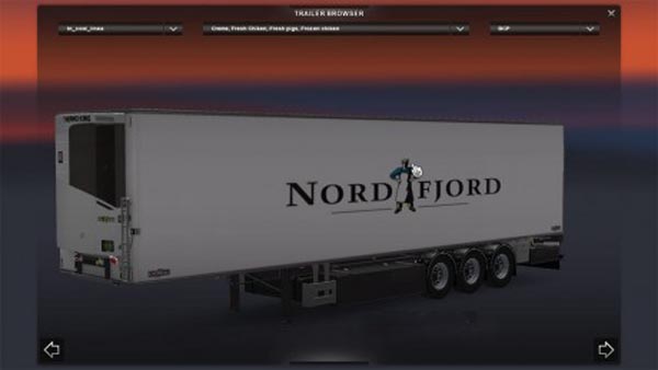 Chereau trailer Nord Fjord