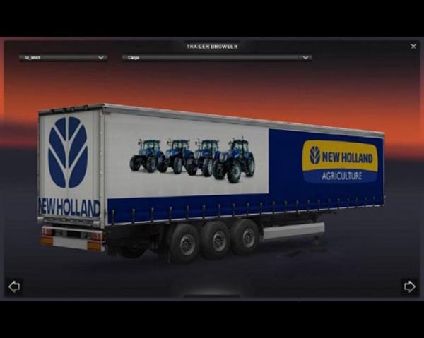 New Holland trailer