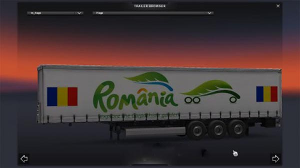 Romania Trailer Skin