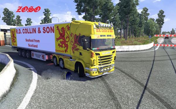 Scania R- D.R.Collin Son skin