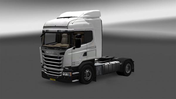 Scania rental truck + trailer skin