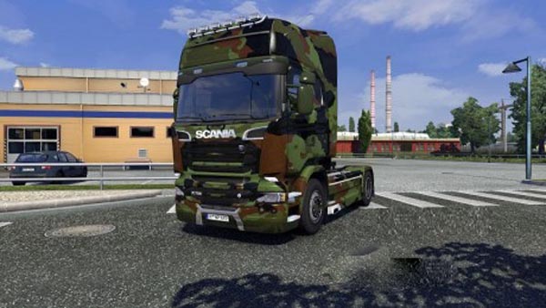 Army Skin Pack for Scania Streamline