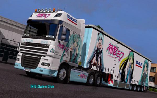 DAF XF Hatsune Miku Skin