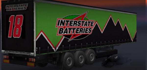 Interstate Batteries Trailer Skin