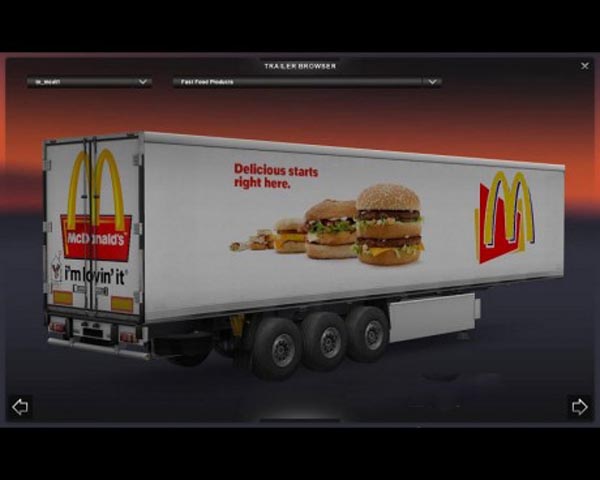 McDonalds trailer