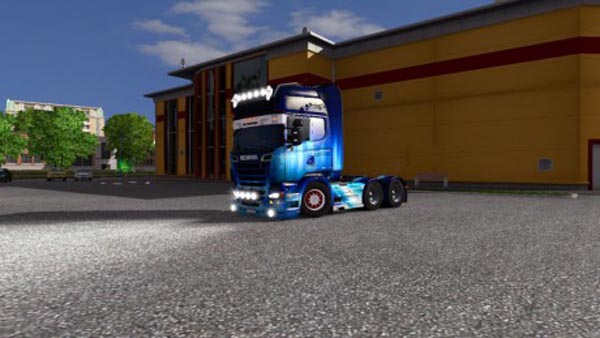 Scania R Blue Skin