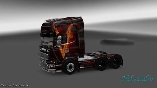 Scania Streamline V Vendetta Skin