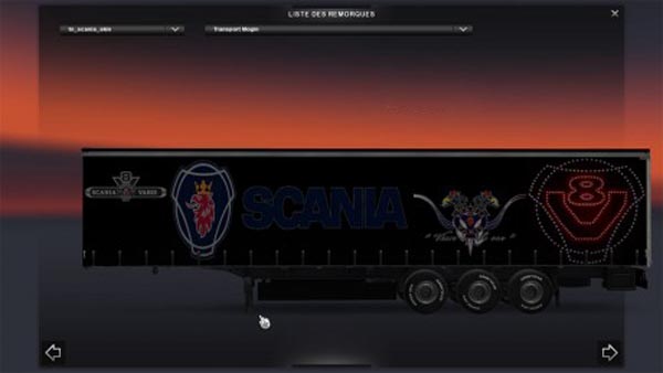 Skin Scania trailer