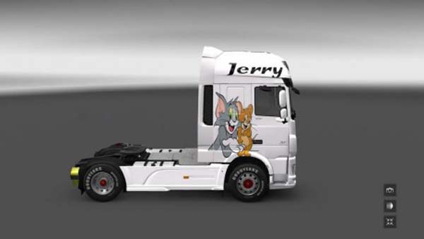 DAF Euro 6 Skin Tom & Jerry