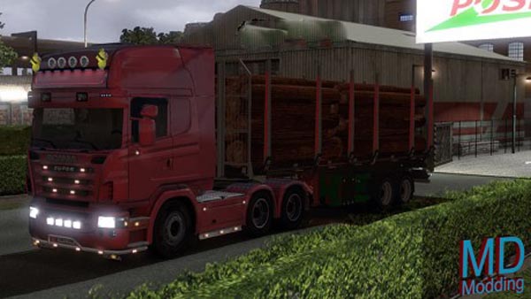 Log trailer