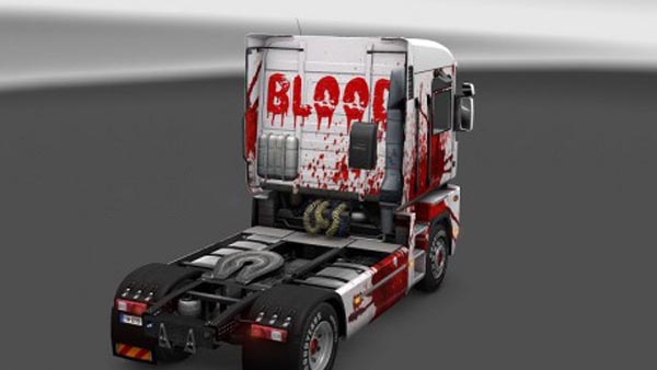 Renault Magnum Blood Skin + Trailer