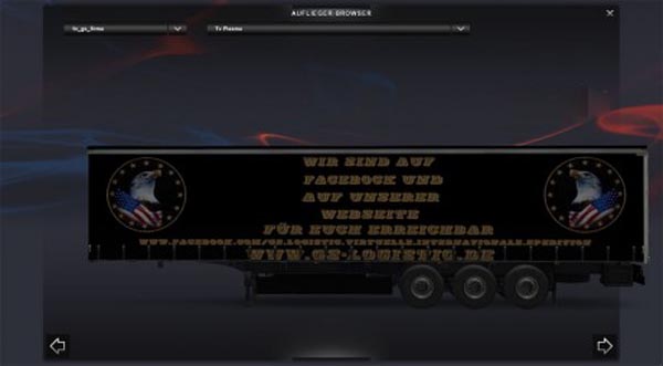 Werbe trailer GS- Logistic