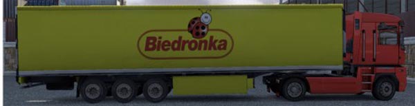 Krone Profiliner and Coolliner Biedronka Trailer Skin