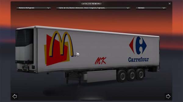 Carrefour trailer skin