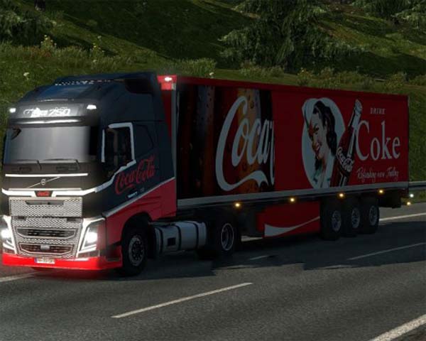 Coca Cola Volvo skin and trailer