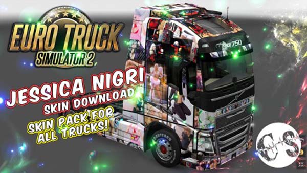 Jessica Nigri Skin Pack for All Trucks + 3 Custom Trucks