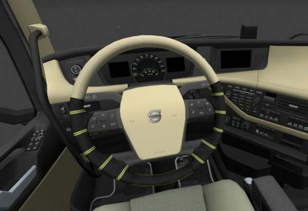 Striped Volvo 2012 Steering Wheel