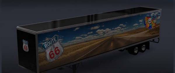 U.S.A Route 66 Trailer