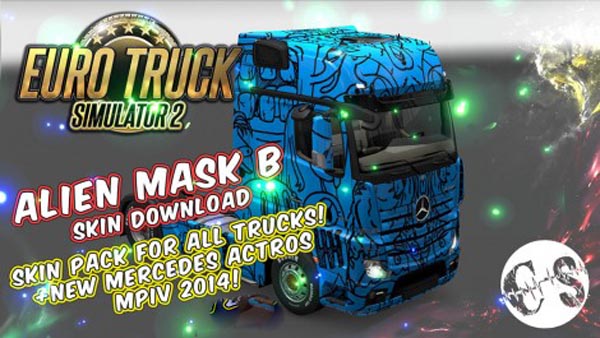 Alien Mask B Skin Pack for All Trucks